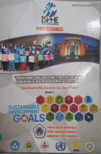 PROSIDING ARS : EDUCATIONAL CHALLENGES AND STRATEGIES OF HIGHER EDUCATION IN HEALTH ACHIEVEMENT OF SDGS 2030