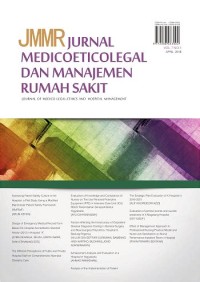 JURNAL ARS : Medicoeticolegal dan Manajemen Rumah Sakit VOL 11 NO 1