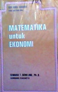 MATEMATIKA UNTUK EKONOMI