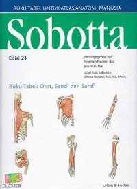 Sobotta Buku tabel : Otot, Sendi dan Saraf