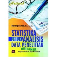 Statistik untuk analisis data penelitian