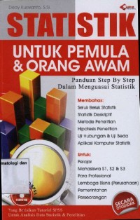 Statistik untuk pemula dan orang awam